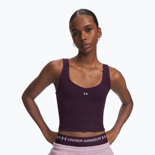 Moteriški treniruočių marškinėliai Under Armour Motion Tank purple echo/mauve pink