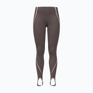 Moteriškos treniruočių tamprės Under Armour Meridian Contour Stirrup Leggings peppercorn/white/peppercorn