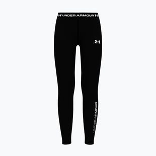Vaikiškos tamprės Under Armour HeatGear Branded Leggings black/white