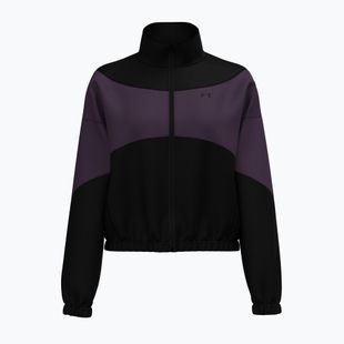 Moteriška treniruočių striukė Under Armour Rival Woven black/purple echo/black