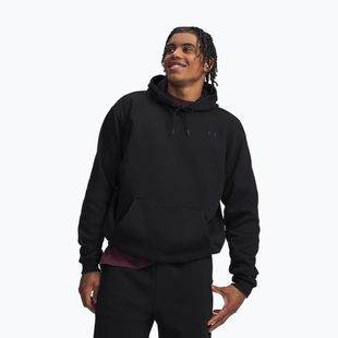 Vyriškas džemperis Under Armour Icon Heavyweight Terry Hoodie ultimate black/ultimate black