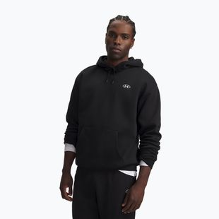 Vyriškas džemperis Under Armour Rival Fleece Hoodie ultimate black/white
