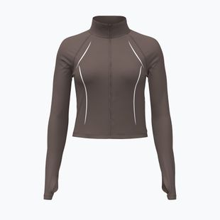 Moteriškas treniruočių džemperis Under Armour Meridian Contour Full Zip peppercorn/white/peppercorn