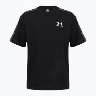 Vyriški marškinėliai Under Armour Icon HWT Tee Taped SS ultimate black/white