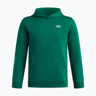 Vaikiškas džemperis Under Armour B Rival Fleece Hoodie campus ivy/white