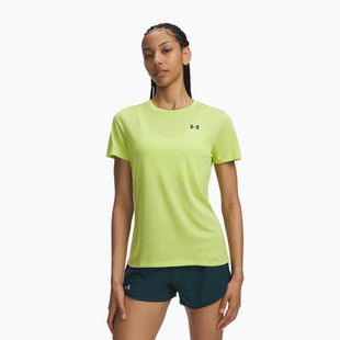 Moteriški treniruočių marškinėliai Under Armour Tech Twist green citrine/arden green