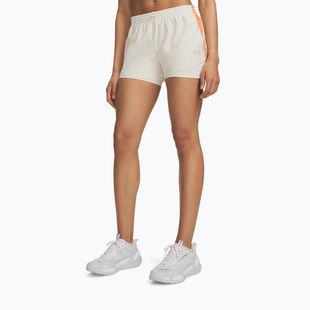 Moteriški bėgimo šortai Under Armour Velociti Pro 4" 2N1 Shorts stone/reflective
