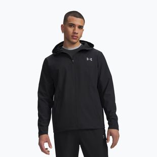 Vyriška treniruočių striukė Under Armour Tech Utility Woven Jacket black/black/steel