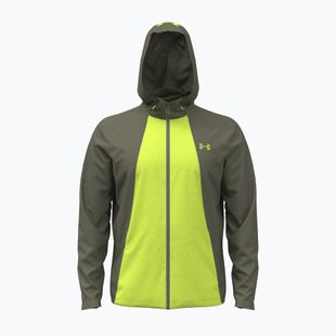 Vyriška treniruočių striukė Under Armour Tech Utility Woven Jacket marine od green/green citrine/green citrine