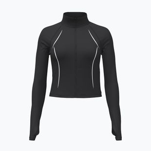 Moteriškas treniruočių džemperis Under Armour Meridian Contour Full Zip ultimate black/white/ultimate black