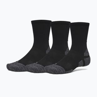 Kojinės Under Armour Perf Tech Pro 3 Pack Crew ultimate black/ultimate black/castlerock