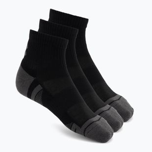 Kojinės Under Armour Perf Tech Qtr 3 pack ultimate black/ultimate black/jet gray