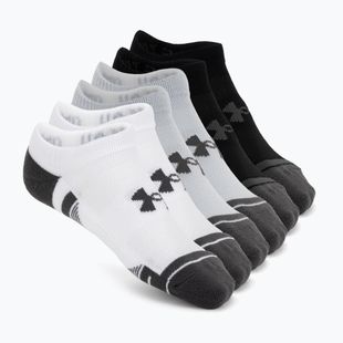Kojinės Under Armour Perf Tech NS 6 pack mod gray/mod gray/jet gray