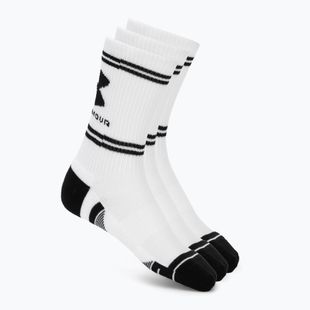 Kojinės Under Armour Perf Tech Nov Crew 3 pack white/white/ultimate black