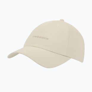Moteriška kepurė su snapeliu New Balance 6 Panel Linear Logo linen lin