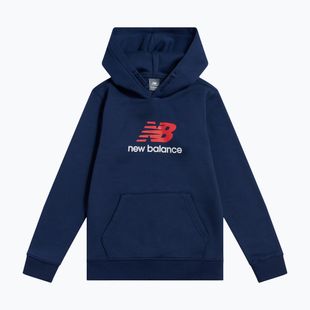 Vaikiškas džemperis New Balance BB Stacked Logo Hoodie nb navy