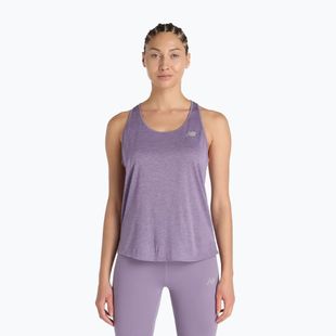 Moteriški marškinėliai New Balance Athletics Tank candied violet heather