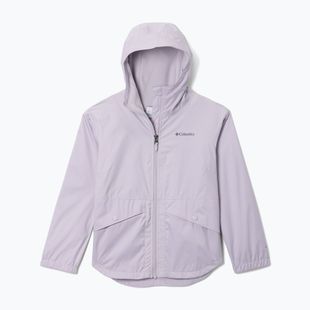 Vaikiška lietaus striukė Columbia Rainy Trails II Fleece lavender pearl