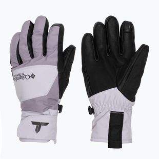Moteriškos žygio pirštinės Columbia PowBound lavender pearl/shale purple/black