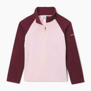 Vaikiškas flisinis džemperis Columbia Glacial Fleece satin pink/rich wine