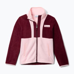 Vyriškas džemperis Columbia Back Bowl II Full Zip rich wine/satin pink