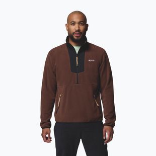 Vyriškas džemperis Columbia Sequoia Grove Half Zip Fleece tobacco/black