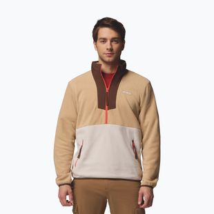 Vyriškas džemperis Columbia Sequoia Grove Half Zip Fleece canoe/dark stone/tobacco