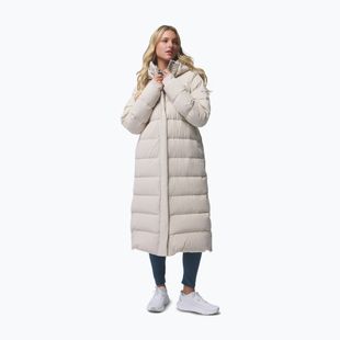 Moteriškas pūstas paltas Columbia Amaze Puff Long Hooded dark stone