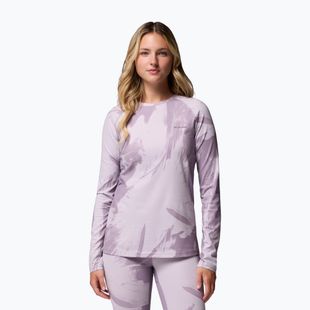 Moteriški termoaktyvūs marškinėliai Columbia Omni-Heat Infinity Knit shale purple snowflight tonal