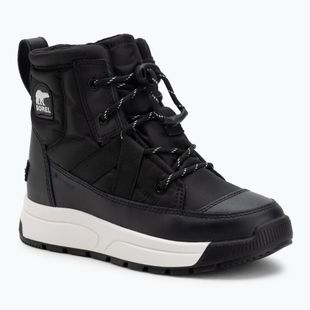 Sorel Youth Whitney Mid Wp black/sea salt vaikiški sniego batai