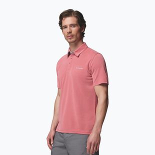 Vyriški marškinėliai Columbia Nelson Point Polo washed red