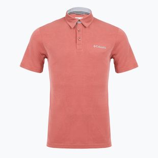 Vyriški marškinėliai Columbia Nelson Point Polo washed red