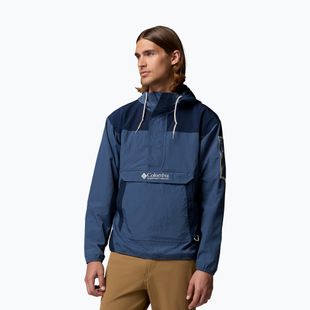 Vyriška vėjui atspari striukė Columbia Challenger Windbreaker Anorak dark mountain/collegiate navy