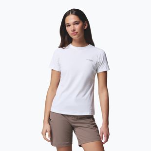 Moteriški marškinėliai Columbia Diamond Peak Pro white