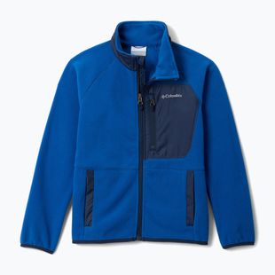 Vaikiškas flisinis džemperis Columbia Fast Trek V Full Zip mountain blue/collegiate navy