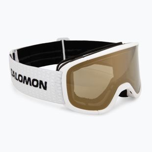 Vaikiški slidinėjimo akiniai Salomon Lumi Acces Jr white/flash gold