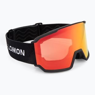 Slidinėjimo akiniai Salomon S/View 3 black/ml mid red