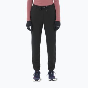 Moteriškos bėgimo kelnės Salomon Shakeout Hexaflow Pants deep black