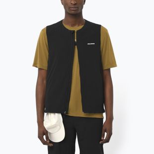 Salomon Mountain Flex Hybrid tamsiai juoda bėgimo liemenė