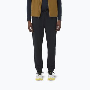 Vyriškos bėgimo kelnės Salomon Shakeout Hexaflow deep black