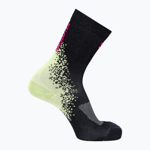 Kojinės Salomon Gravel Crew pink glo/butterfly