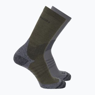 Kojinės Salomon X Ultra Access Crew 2 pairs excalibur/olive night