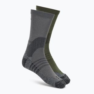 Kojinės Salomon X Ultra Access Crew 2 pairs excalibur/olive night