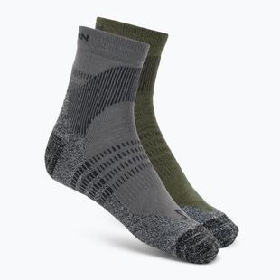 Kojinės Salomon X Ultra Access Quarter 2 pairs excalibur/olive night