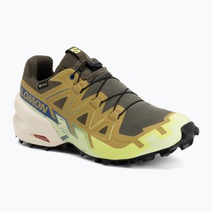 Vyriški bėgimo batai Salomon Speedcross 6 GTX grape leaf/aspargus green