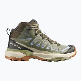 Moteriški trekingo batai Salomon X Ultra 360 Edge Mid GTX tea/deep lichen green