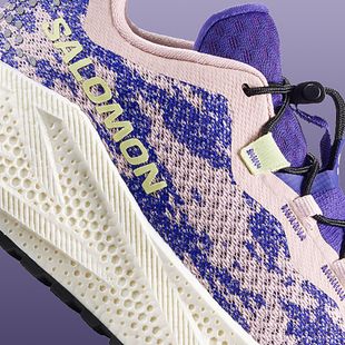 Moteriški bėgimo batai Salomon Aero Glide 4 GRVL shadow gray/deep blue/butterfly