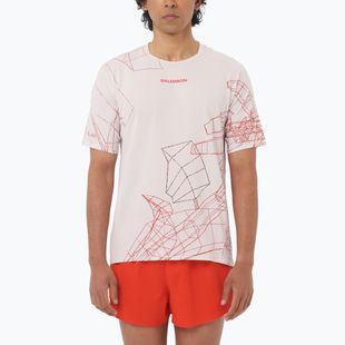 Vyriški bėgimo marškinėliai Salomon S/Lab Speed Tee lilac ash/fiery red