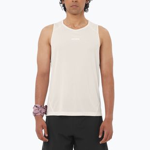 Vyriški marškinėliai Salomon Shakeout Core whisper white