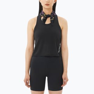 Moteriški bėgimo marškinėliai Salomon Sense Aero Short Tank deep black